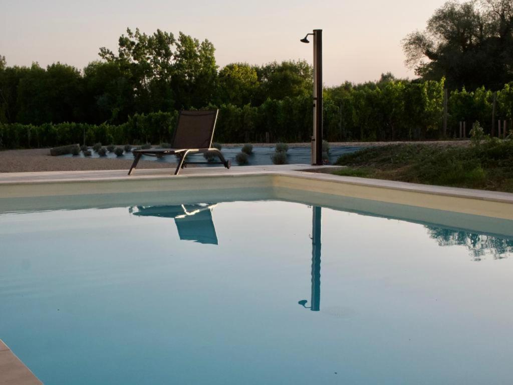Saint-Sulpice-de-Faleyrens Gite Avec Piscine, Chateau De Lescours, St-Emilion المظهر الخارجي الصورة