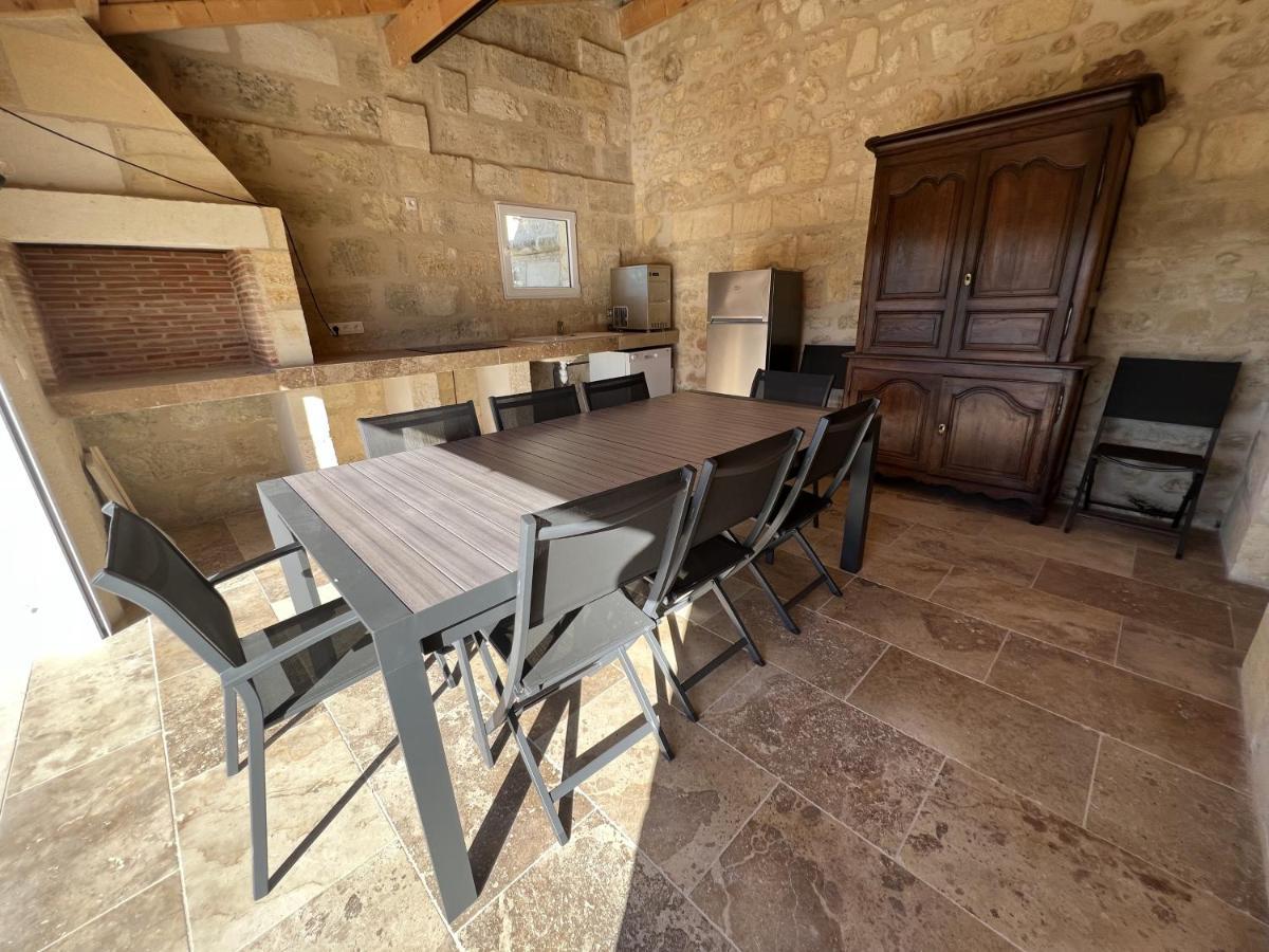 Saint-Sulpice-de-Faleyrens Gite Avec Piscine, Chateau De Lescours, St-Emilion المظهر الخارجي الصورة