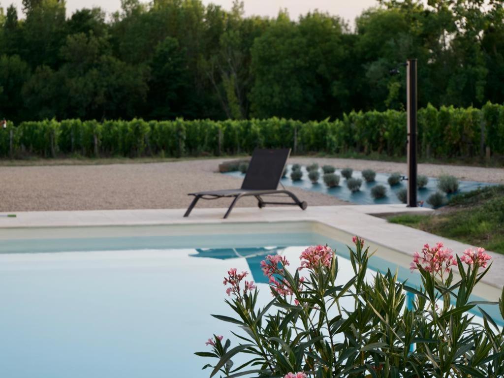 Saint-Sulpice-de-Faleyrens Gite Avec Piscine, Chateau De Lescours, St-Emilion المظهر الخارجي الصورة