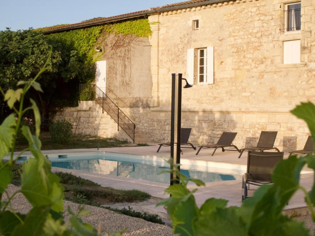 Saint-Sulpice-de-Faleyrens Gite Avec Piscine, Chateau De Lescours, St-Emilion المظهر الخارجي الصورة