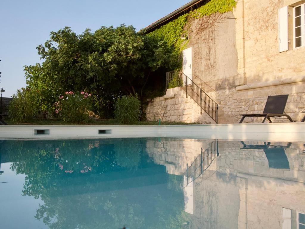 Saint-Sulpice-de-Faleyrens Gite Avec Piscine, Chateau De Lescours, St-Emilion المظهر الخارجي الصورة